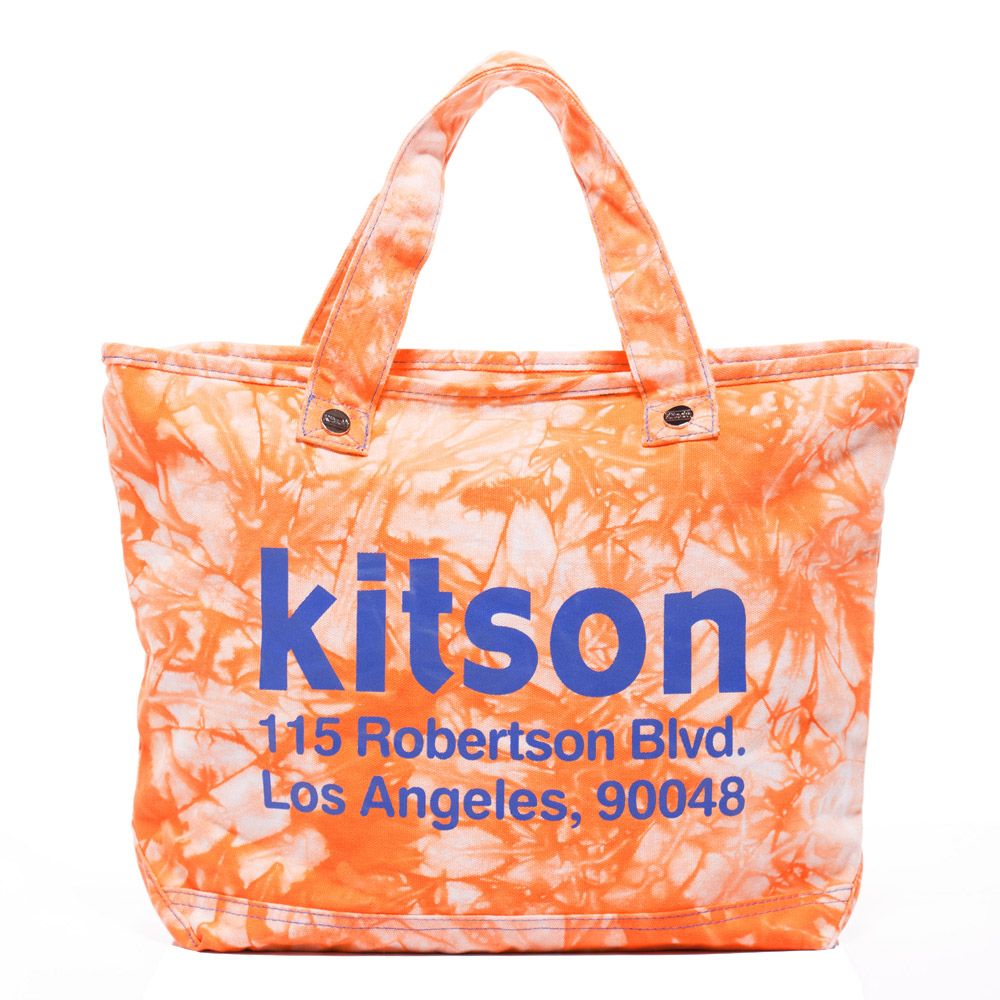 kitson 彩染漸層帆布托特包 ORANGE