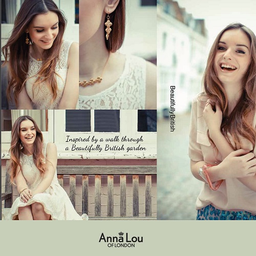 Anna Lou OF LONDON 倫敦品牌 Rainbow 立體小彩虹雲朵髮夾