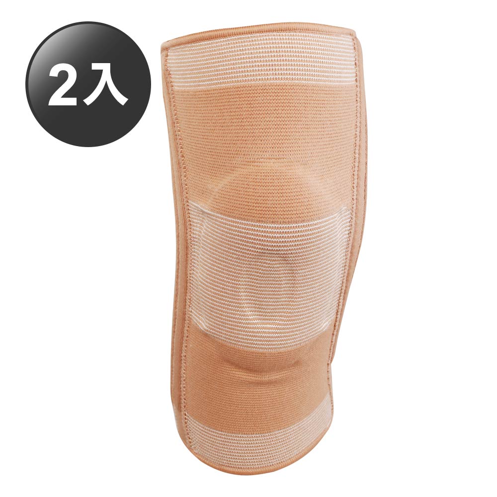 裕發YUFA  全新矽膠設計吸震機能性護膝2入組