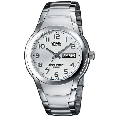 CASIO 世界富豪指針紳士錶(MTP-1229D-7A)-白/37.5mm