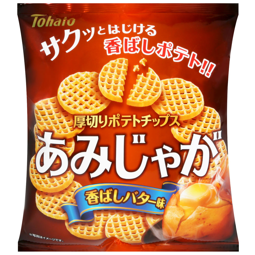 Tohato東鳩 厚切網狀洋芋片-焦香奶油(58g)