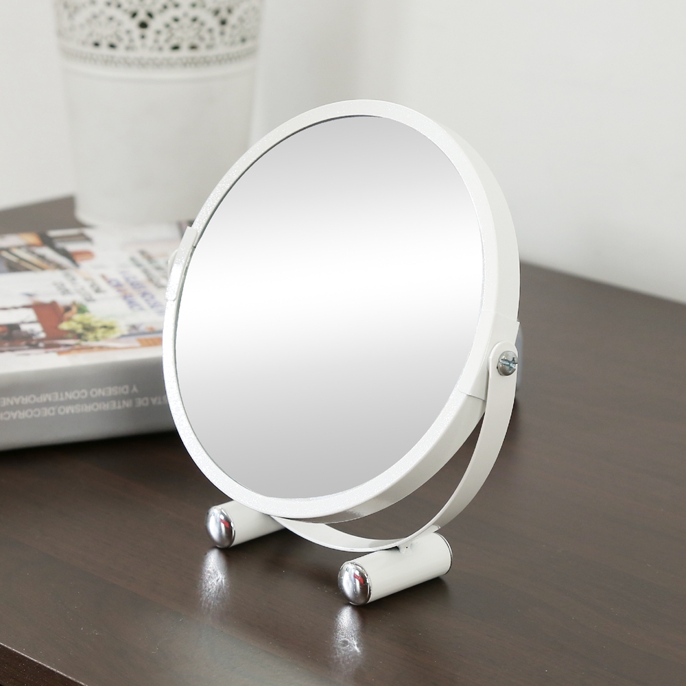BuyJM時尚優雅2倍放大雙面化妝鏡/桌上鏡-免組裝