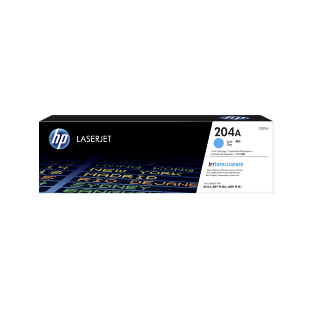 HP Color LaserJet Pro M154A 原廠藍色碳粉匣(CF511A)