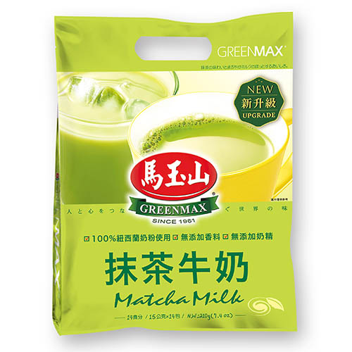 馬玉山 抹茶牛奶(15gx14入)