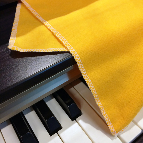 THMC 樂器專用擦拭布 雙面黃色款 五入包裝款