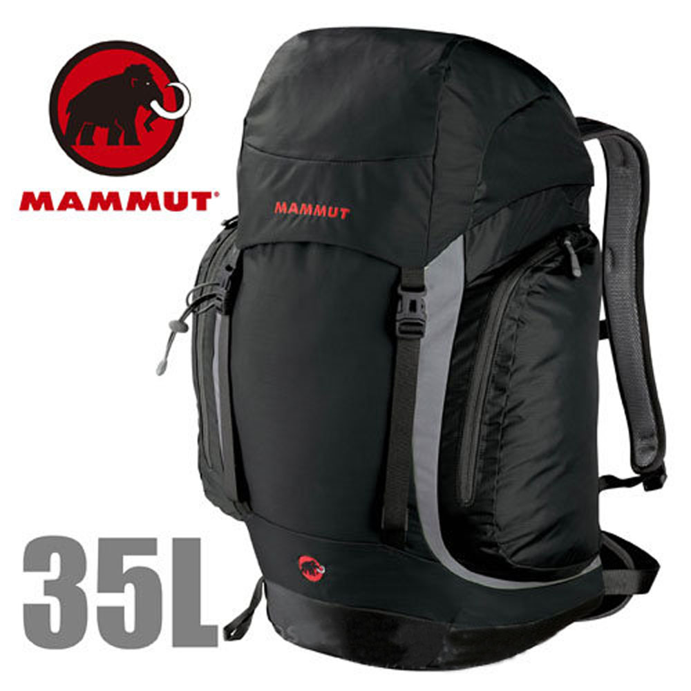 【MAMMUT 長毛象】Creon Classic 35L 透氣舒適健行背包.自助旅行/黑