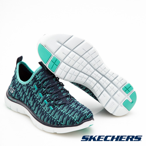 SKECHERS (女) 運動系列FLEX APPEAL 2.0-12765NVGR