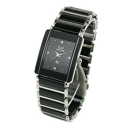 Mirabelle 深情雋永黑爵點鑽男用錶-黑/27x31mm