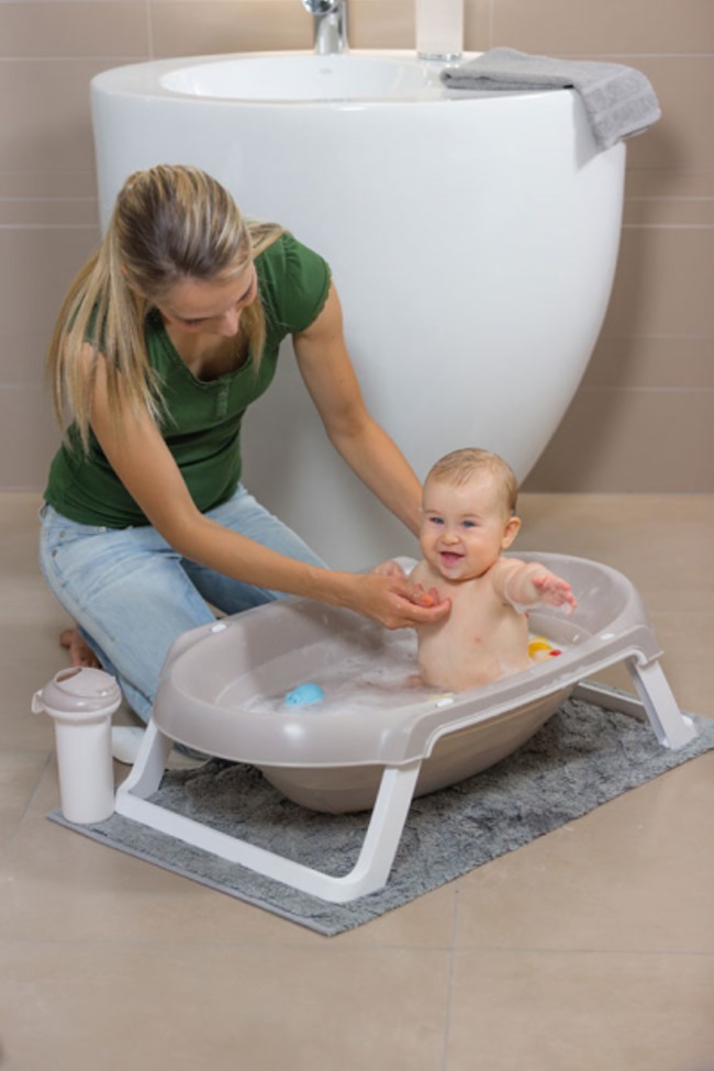 OKBABY 摺疊式嬰兒澡盆(多色隨機出)