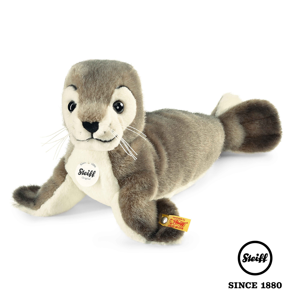 STEIFF德國金耳釦泰迪熊 - 海豹 Robby Seal(動物王國)