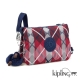 Kipling 斜背包 聖誕紅格紋-小 product thumbnail 1