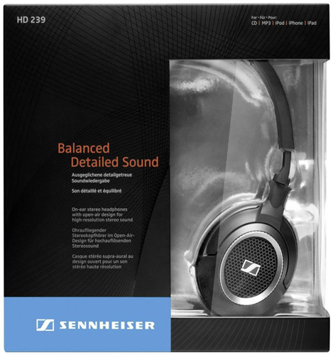 SENNHEISER HD 239 耳罩式耳機