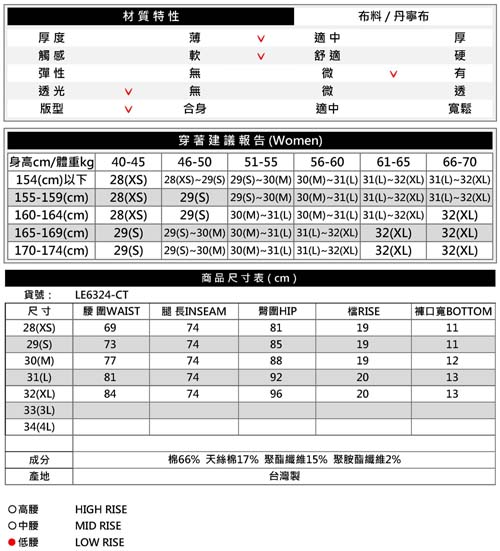 BRAPPERS 女款 新美腳Royal系列-女用中低腰彈性窄管褲-藍